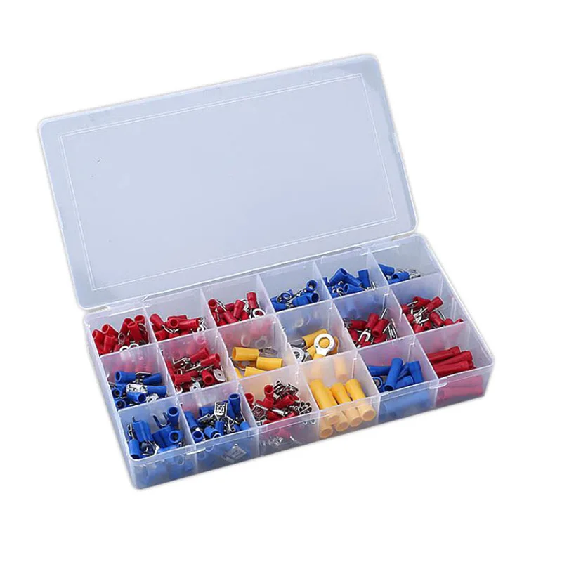 

300pcs Heat Shrink Ring Assorted Insulated Electrical Wire Connectors Terminals WWO66