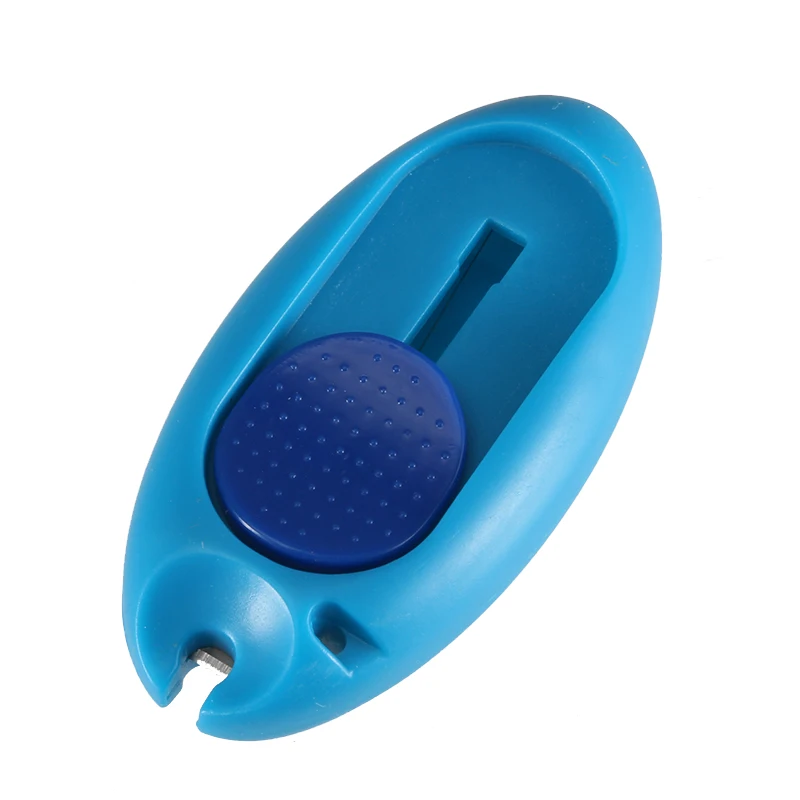 light blue 2 в 1 портативный пластиковый Нитевдеватель с режущими лезвиями Инструменты подарки TP899 - Цвет: light blue