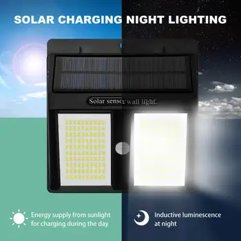 

Outdoor Solar Wall Lamp Waterproof PIR Motion Sensor Garden Light Solar Powered Spotlight Sunlight Street Light waterproof ip65