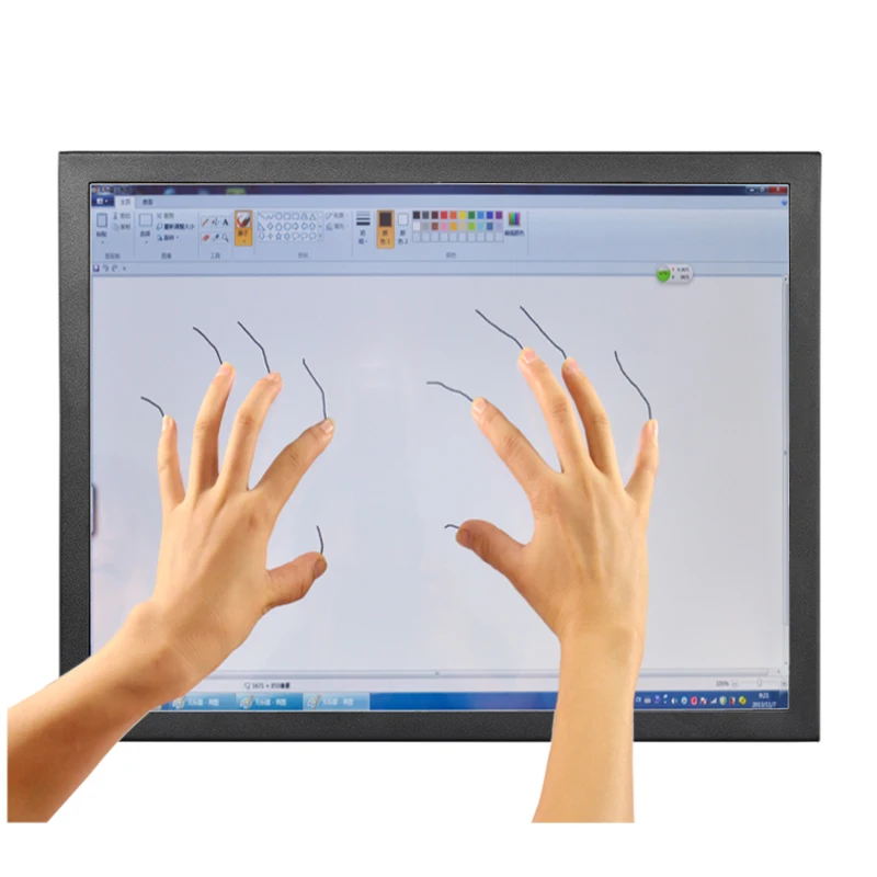 

Multi touch screen monitor 19" capacitive touch monitor with resolution 1280*1024 AV BNC VGA HDMI USB interface