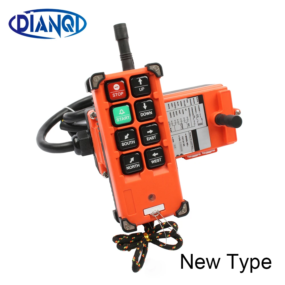 Transmissor + 1 24v sem Fio Industrial Controlador Remoto Receptor Ac220v 110v 380v Dc12v Laranja Seta Modelo Frete Grátis 1