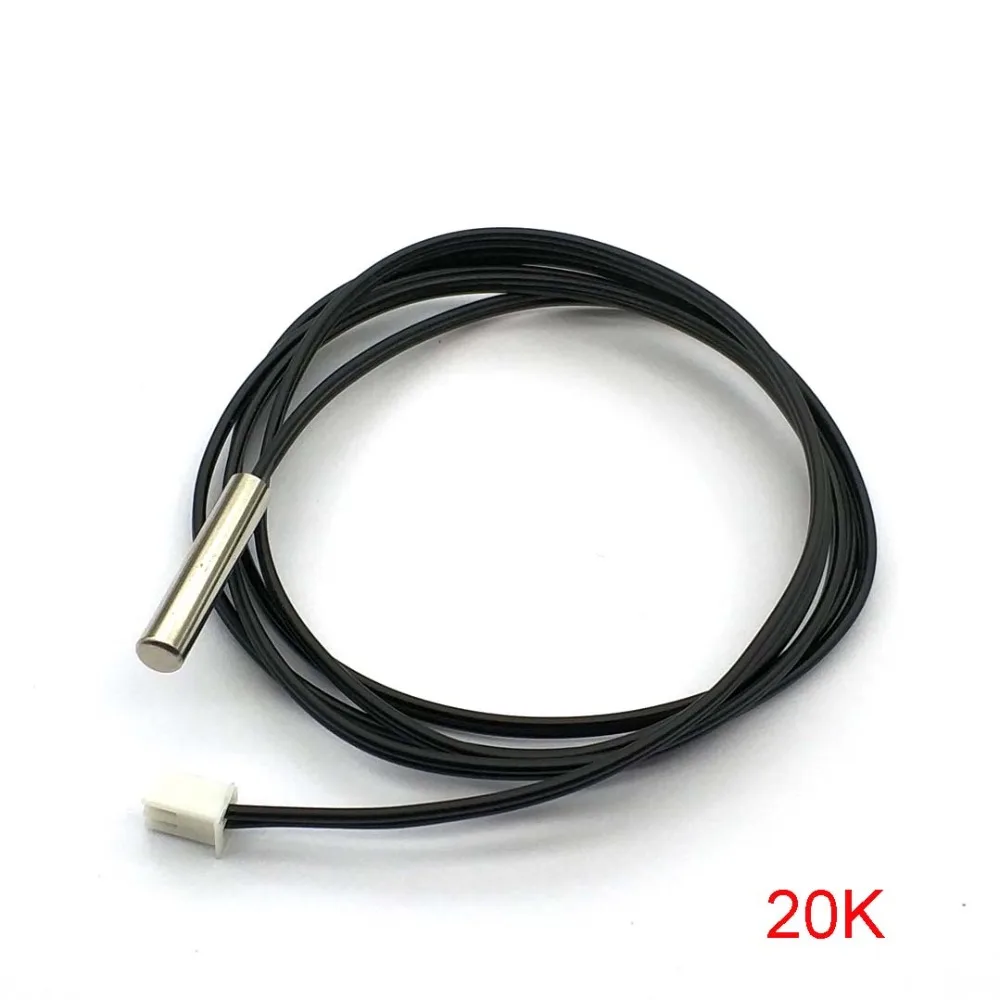 2Pcs 30Cm Ntc Thermistor Temperature Sensor Probe Wire 10K 1% 3950 Cable JD obLD 