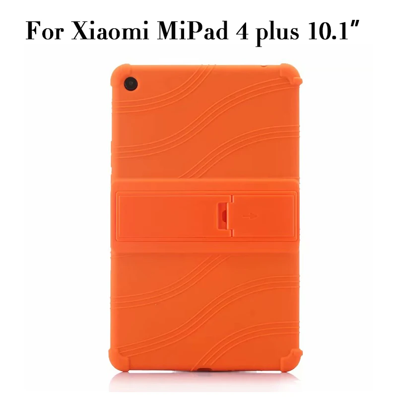 Силиконовый чехол для Xiaomi mi Pad 4 mi Pad4 mi pad 4 8," планшетный ПК Защитный чехол для Xiaomi mi Pad 4 plus mi Pad 4 plus 10,1" - Цвет: mipad4 plus orange