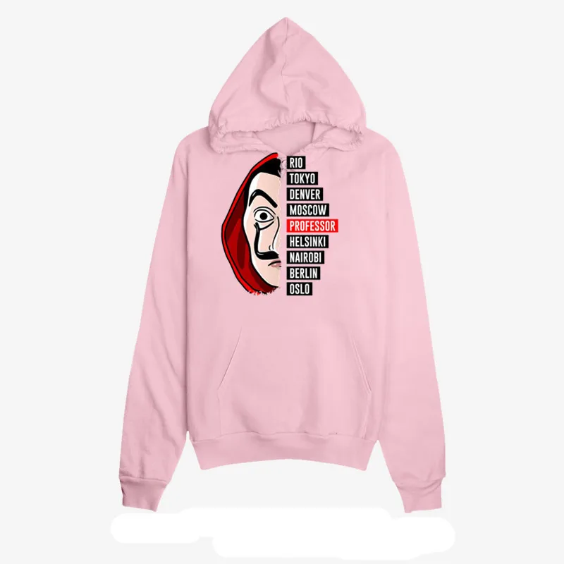 hoodie 3 La Casa De Papel 3D печатные толстовки с капюшоном деньги Heist ТВ пуловеры Salvador Dali Косплей Костюм дом бумаги толстовки - Цвет: hoodie 3