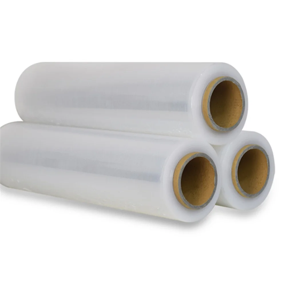 

4 Rolls Pallet Wrap Stretch Film Hand Shrink Wrap Self-adhering Cast wrap High quality Resistant punctures and tears