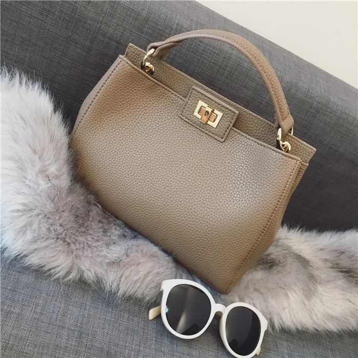 Bags for Women 2021 New Women's Bag Lychee Pattern Classic Kitten Bag Golden Lock Shoulder Messenger Ladies Bag Bags for Women 2021 New Women's Bag Lychee Pattern Classic Kitten Bag Golden Lock Shoulder Messenger Ladies Bag