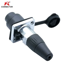 RJ45 Connector, Waterproof, RJ45 Male Plug+ RJ45 Female Socket Set, Black& Orange Color