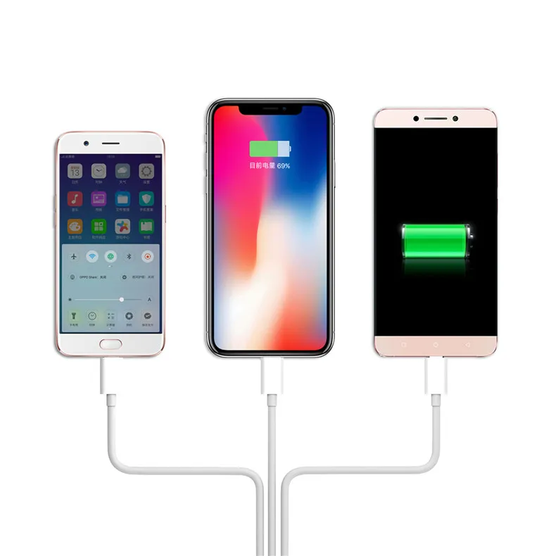 NOHON 3 в 1 USB кабель type C Micro USB кабель для быстрой зарядки телефона для iPhone X XS MAX XR для iPhone 7 8 6 мульти Соединительный шнур