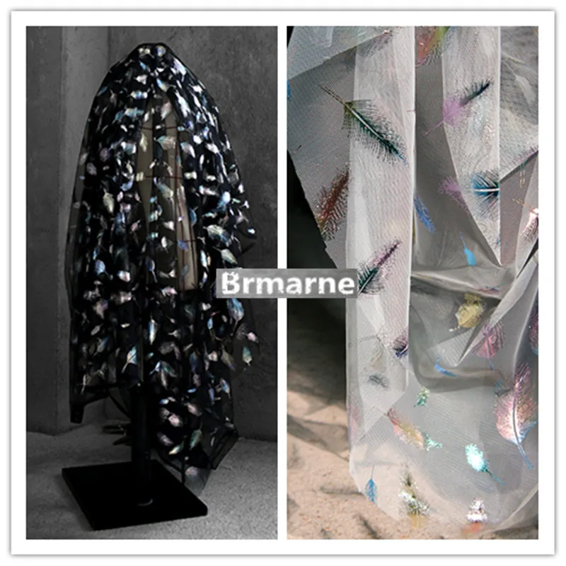 45 см* 145 см/шт Цвет Градиент сетки печатных платье han fu ткань платье ткань