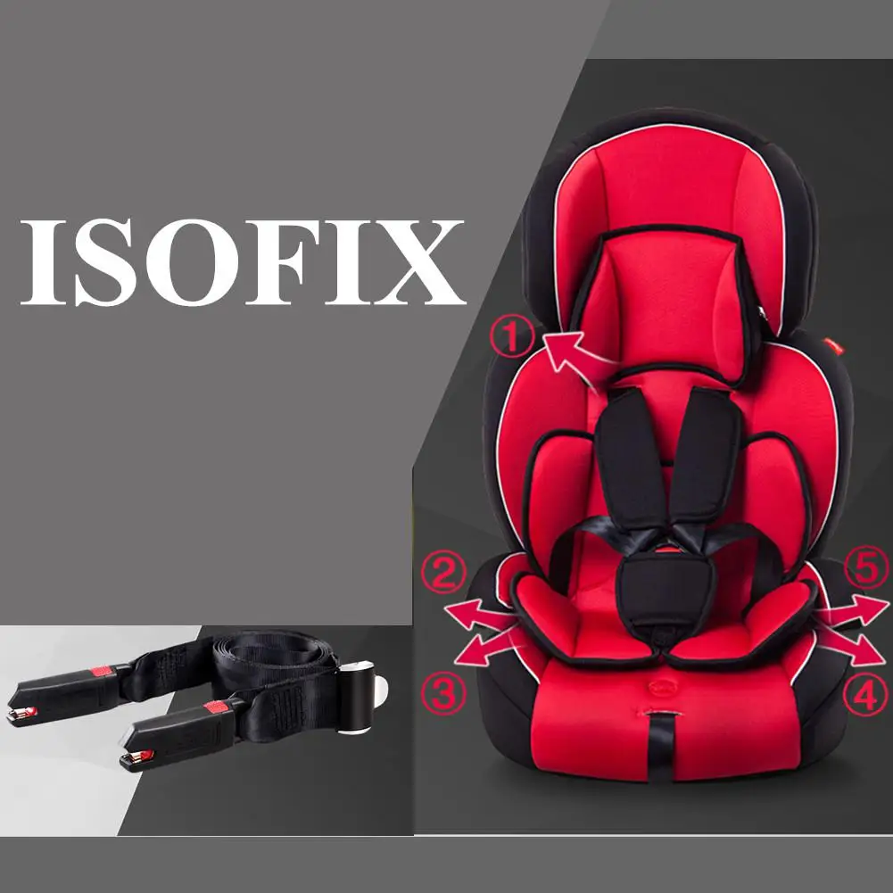 Kidlove сиденье Isofix/защелка мягкий интерфейс связывающий ремень для Детское автомобильное сиденье