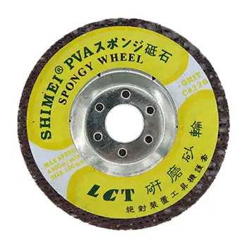 

PVA Grindstone Sponge Wheel Abrasive Grinding Wheel for Glass Stone Polishing 120#/220#