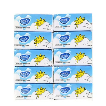 

Toilet pumping paper napkins pumping 10 packets of paper soft paper towels toilet paper rolls pack rolling paper D401