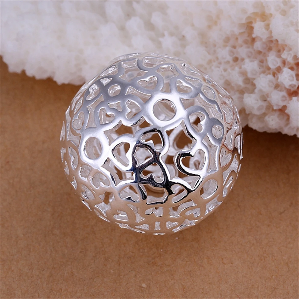 925 Silver Fashion Necklaces Bracelets Earring Jewelry For Women Nickle Free Round Hollow Ball Necklaces Bracelets Earring Set 925 Silver Fashion Necklaces Bracelets Earring Jewelry For Women Nickle Free Round Hollow Ball Necklaces Bracelets Earring Set