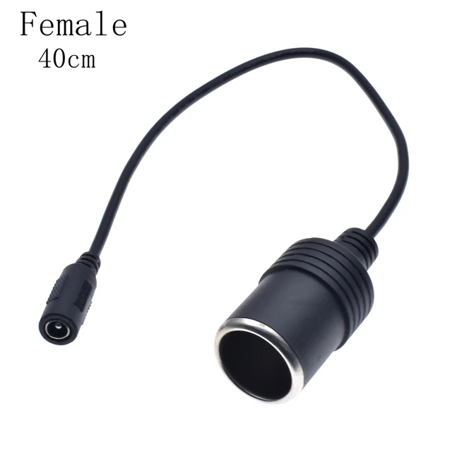  DC 5.5 x 2.1mm Connector Car Charger Power Supply Cord