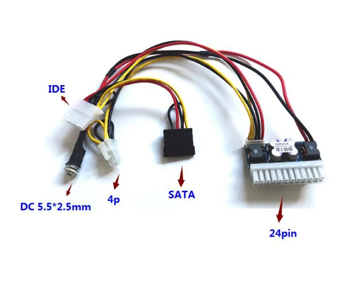 DC 12V 250W 24Pin Pico ATX переключатель psio PSU автомобильный мини ITX модуль питания высокой