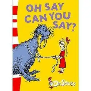 

Oh Say Can You Say By Dr Seuss Children Books Baby English Story Book for Kids Learning Educational Toys for Baby