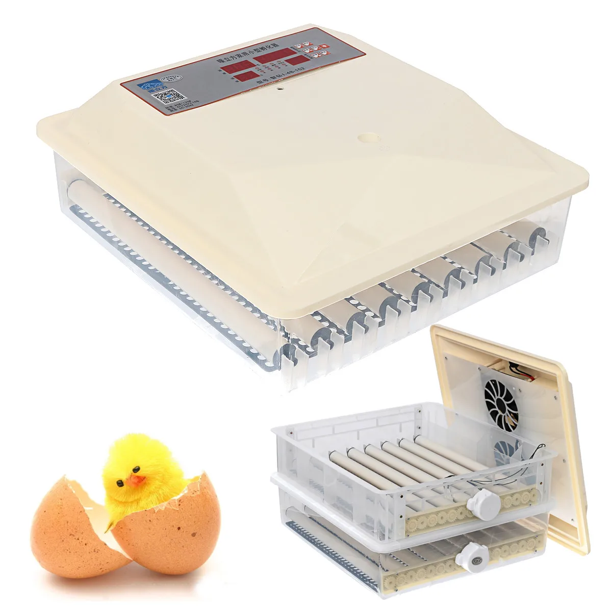 

Egg-Incubator Large Capacity Mini Incubator Chicken Poultry Quail Turkey Eggs Automatic Egg-Turning Home Hatching-Machine