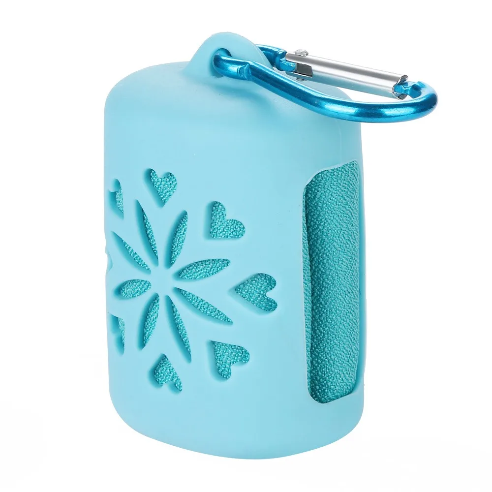 Light Blue Microfiber Quick Drying Camp Sport Gym Beach Swim Travel Shower Bath Towel Gym Towel Sport Quick Dry Swimming Travel - Цвет: Light Blue