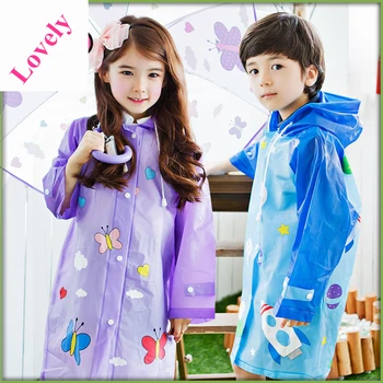 

Hooded Ladies Child Children Rain Coat Kids Waterproof Raincoat Rain Gear Poncho Regenmantel Children Kids Rain Coat Sets Q
