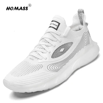 

Summer Flying Men Running Shoes Sports Casual Shoes Men's Shoes Soft Bottom Jogging Shoes Tide Men's Travel Shoes Breathable