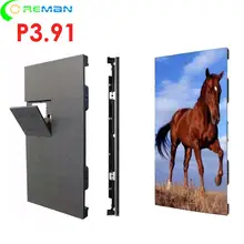 Высокая яркость ICN2038S MBI5124 Крытый передний доступ led арендный светодиодный дисплей модуль шкафа питания