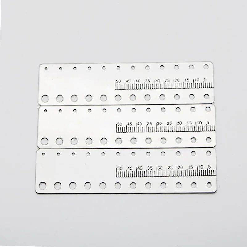1 PC High Quality Dental Instrument Stainless Steel Endo Ruler Span Measure Scale Endodontic Dental Material (1)