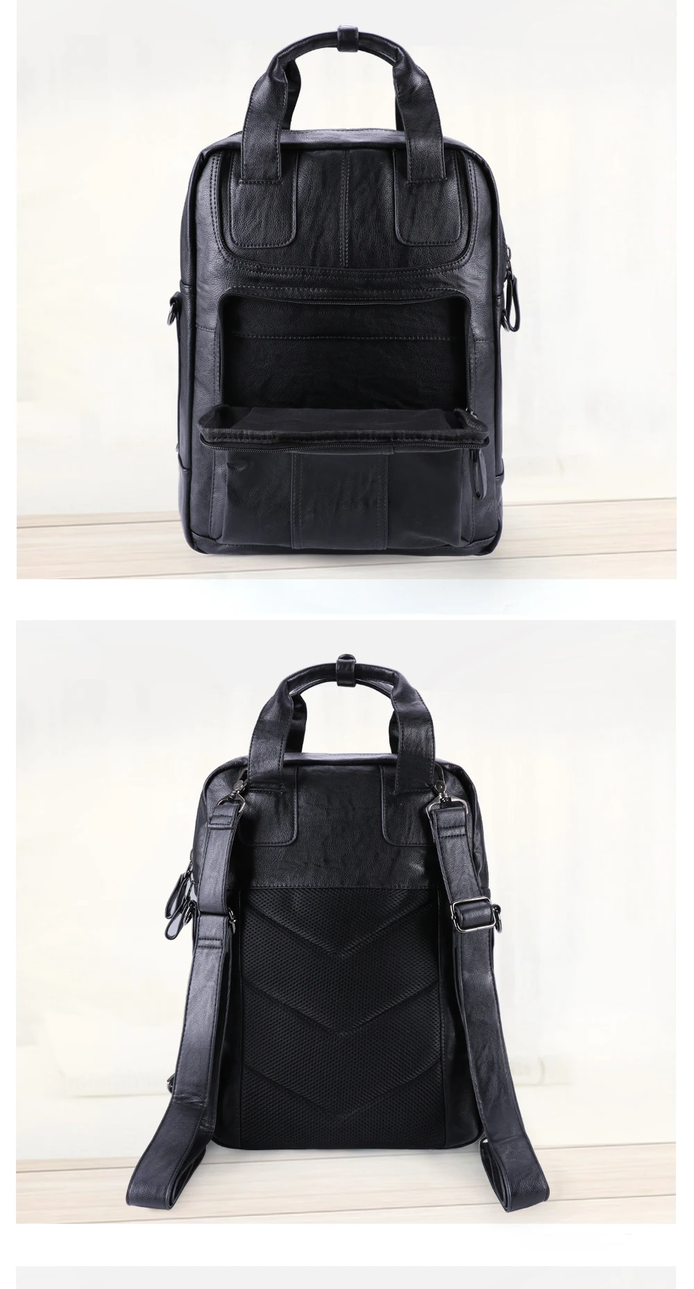 JOYIR мужской рюкзак из искусственной кожи, мужской модный рюкзак 15," для ноутбука, мужской рюкзак для путешествий, многофункциональные школьные сумки, Mochila