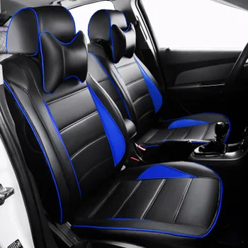 

Only front 2 PCS Leather car seat covers For Dacia Sandero Duster Logan car accessories car-styling car cushions Black/Beige/Red