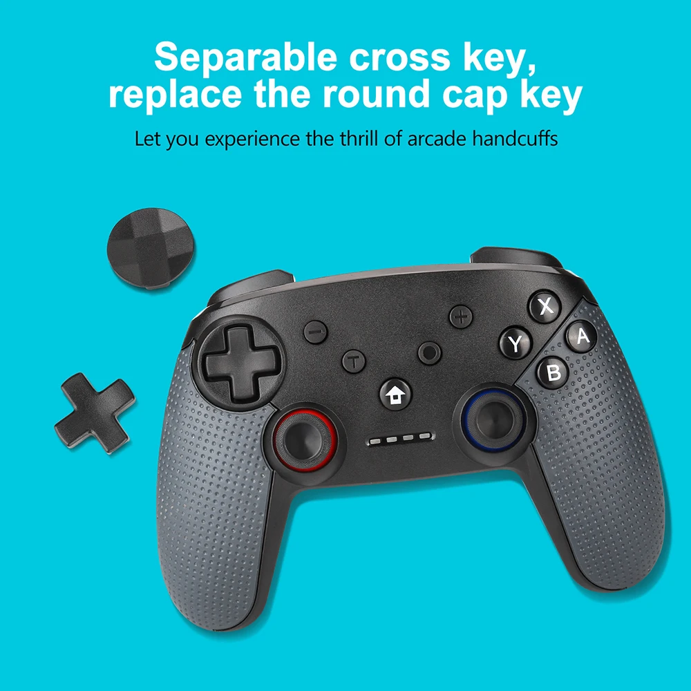 Двойные аналоговые палочки геймпад для Nintendo Switch Pro Bluetooth игровой геймпад мотор беспроводной геймпад игровой контроллер Джойстик r25