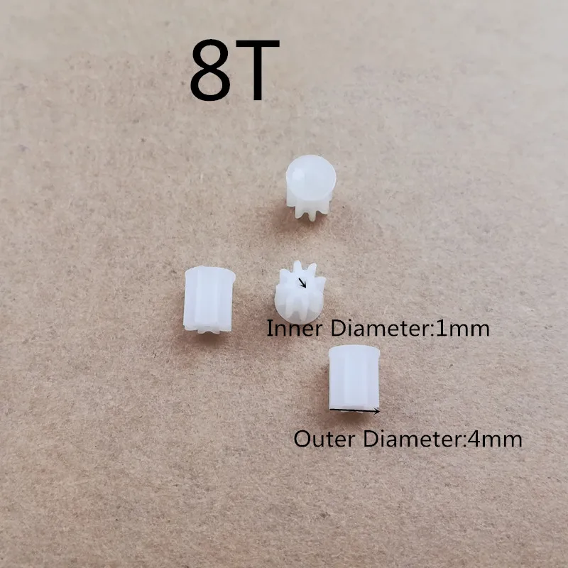 M69G X12 Радиоуправляемый Дрон запасные части 8T 4 мм 1 мм 8 зубьев маленькие приводные шестерни для Q1 M69 M69S Квадрокоптер