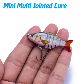 SPECIAL OFFER ❤️ 2020 Fishing Lure set Mini Multi Jointed Swimbait Fishing Lure 6 Segments Flexible Fish Bait Swimbait Bionic Crankbait Tackle - discount item 15% OFF Sports & Entertainment