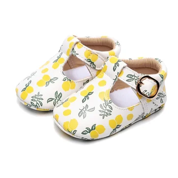 

Kid Girls Boy First Walkers PU Infant Toddler Shoes Fashion Flower Soles Crib Shoes Footwear for Newborns baby shoes