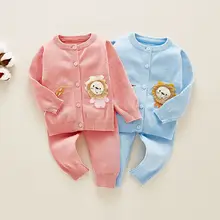 Весенне-осенний свитер, кардиган для новорожденных, детский трикотаж. 3