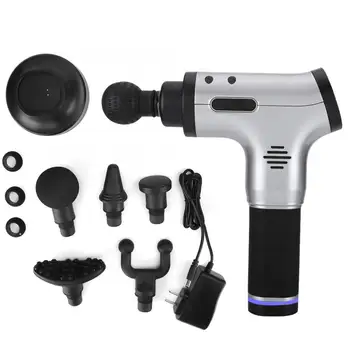 

Rechargeable Body Relaxation Muscle Pain Fatigue Relive Massage Gun Massager US Plug 100-240V Fascia Gun