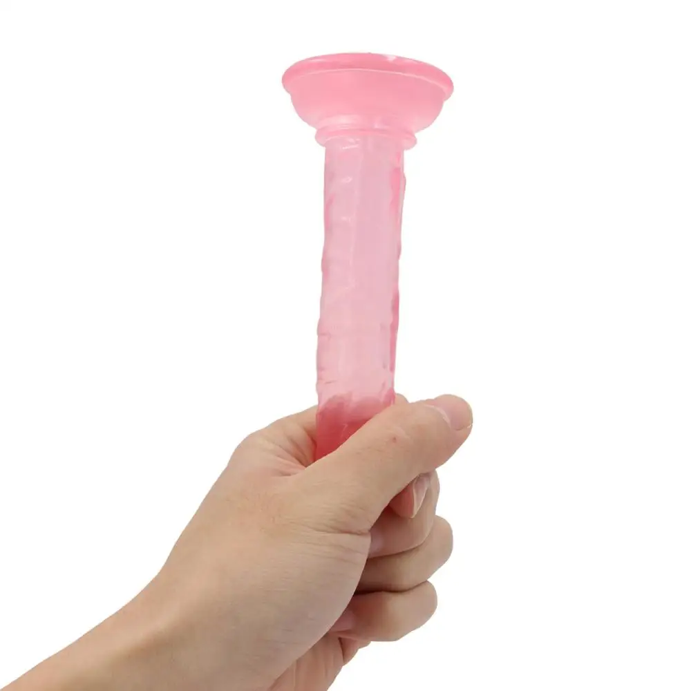 Flexible Small Dildo Realistic Penis with Suction Cup Anal Dick Cock Erotic Sexy Goods Sex Toys for for Women Man Adults Sexshop