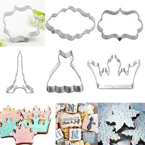 Форма для выпечки печенья из нержавеющей стали желе помадки DIY|Инструменты