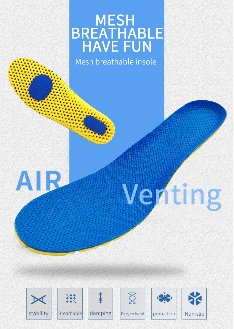 Breathable Cushioned Running Insoles