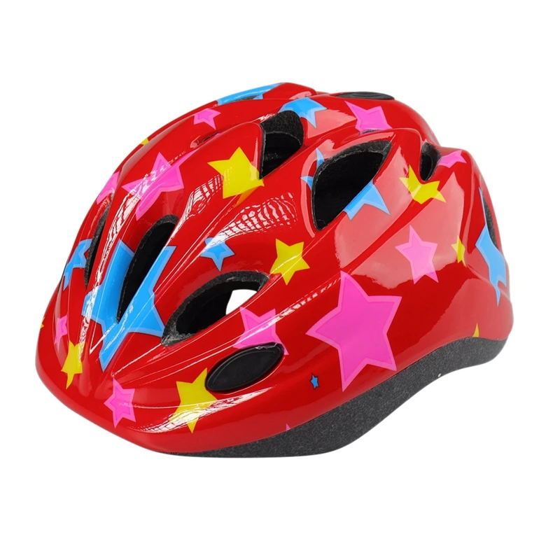 Red Детский велосипед велосипедный шлем Casco ciclismo с светильник исполнение интегрированная формовка производственный вагонетки с противовесом скейтборд велосипед для верховой езды Зимние виды спорта шлем - Цвет: Red