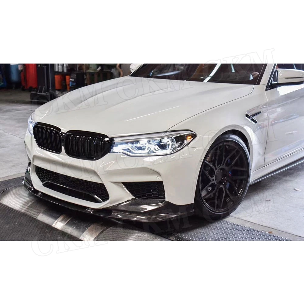 5 серий передний бампер из углеродного волокна спойлер фартук для BMW F90 M5
