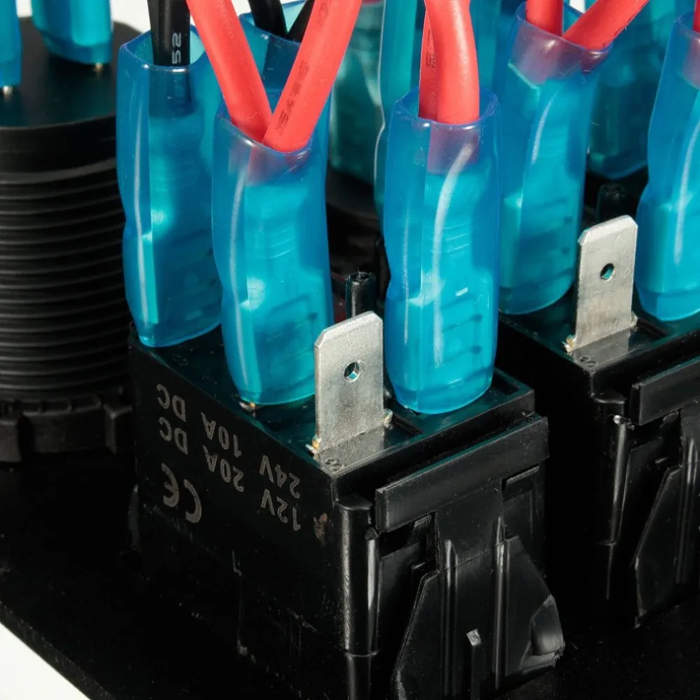 5 Pin 3 Банды СВЕТОДИОДНЫЙ кулисный переключатель панель с цифровым вольтметр двойной USB Char HS