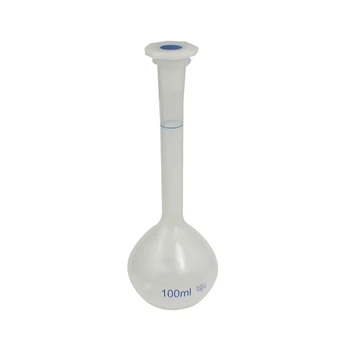 

Chemistry Lab Clear White Plastic Vase Shaped Measuring Beakers Flasks 100ml