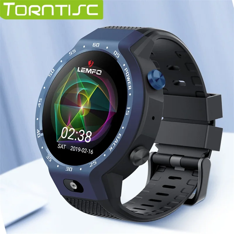 Torntisc LEM9 1 39 дюймов Двойная система 4G Смарт-часы Android gps wifi сердечного ритма 5MP