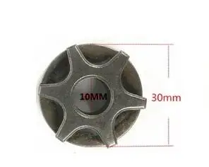 M10 Chain wheel DIY электрические детали пилы 11,5 дюйма M10/M14/M16 кронштейн бензопилы изменен 100 125 150 Угловая шлифовальная машина в цепную пилу - Цвет: M10 Chain wheel