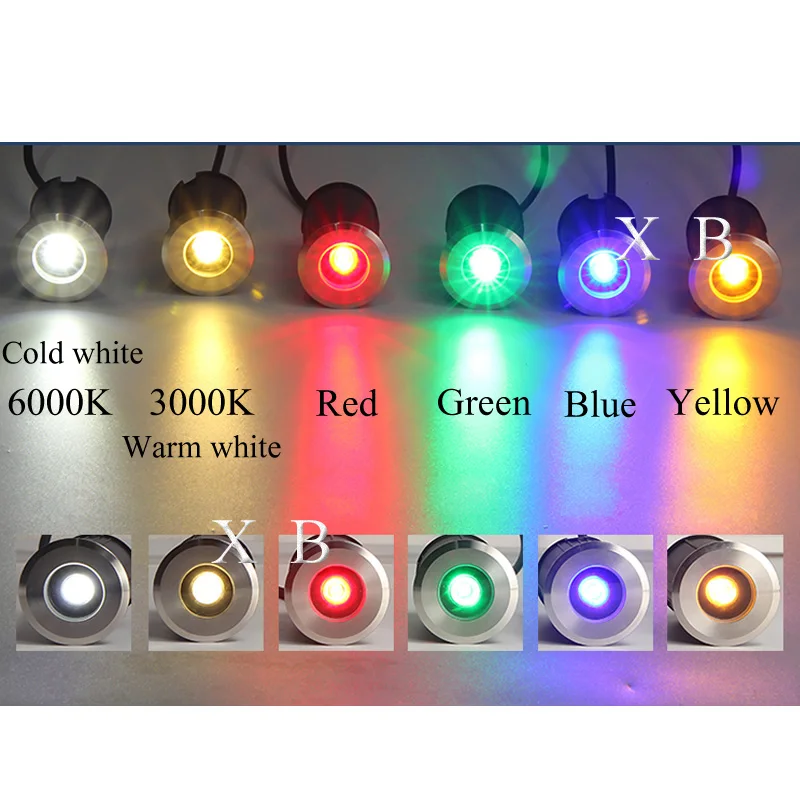 4 PACK 3W 5W Waterproof LED COB Underground Light Outdoor Ground Garden Path Floor Buried Yard Spot Landscape IP68 DC12V AC220V 4