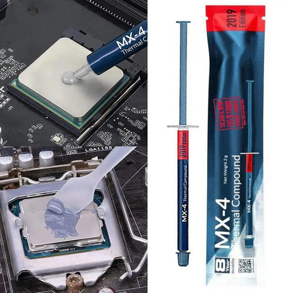 MX-4 2g 4g MX4 процессор процессорный кулер охлаждающий вентилятор Термопаста VGA