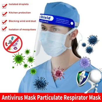 

Safety Face Shield With Clear Flip-up Visor Shop Garden Industry Dental Anti-Spitting Splash Facial Cover