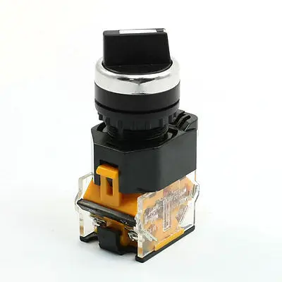 

DPST 2 Pin Self Locking 2 Position Selector Pushbutton Switch 380V 10A