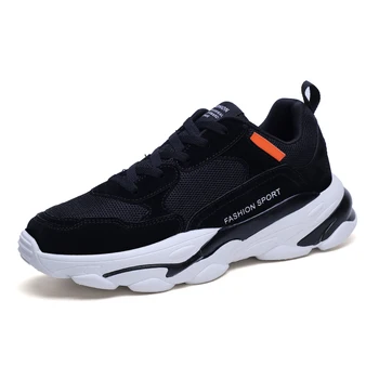 

Fashion Shoes Men Breathable Mesh Lace-up Casual Shoes Men Men Shoes Sneakers Black Summer Soft Bottom Lightweight Plus Size 47