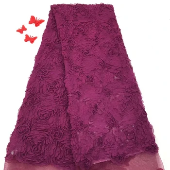 

2018 Latest French Nigerian Laces Fabrics High Quality Tulle African Laces Fabric Wedding African French Tulle Lace RF27221