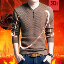 ZOGAA свитер мужской Повседневный пуловер с v-образным вырезом Мужская Осенняя тонкая рубашка с длинным рукавом мужские свитера трикотажные кашемировые шерстяные пуловеры